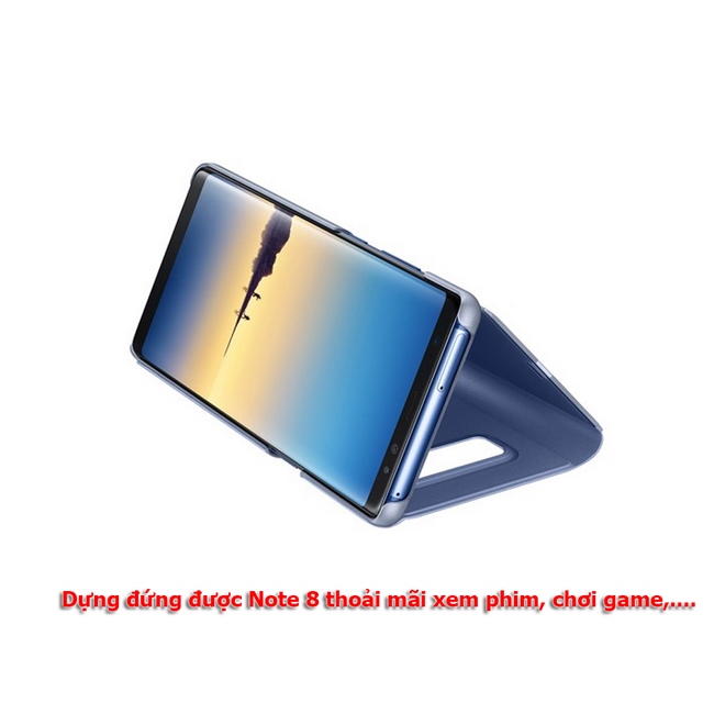 Bao da Clear View Standing Galaxy Note 8