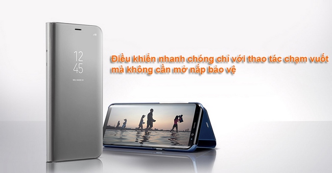 Bao da chính hãng Galaxy S8 Plus Clear View Standing cover Bao da chính hãng Galaxy S8 Plus Clear View Standing cover