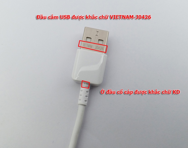 Cable USB Galaxy A8 2018 chính hãng Samsung