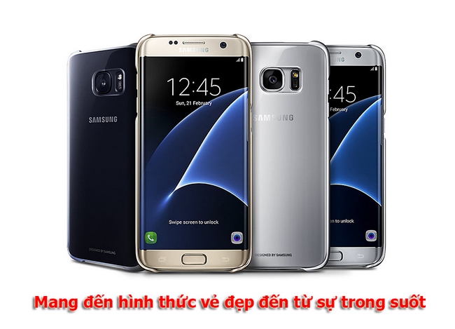 Ốp lưng Clear Cover Galaxy S7 Edge chính hãng