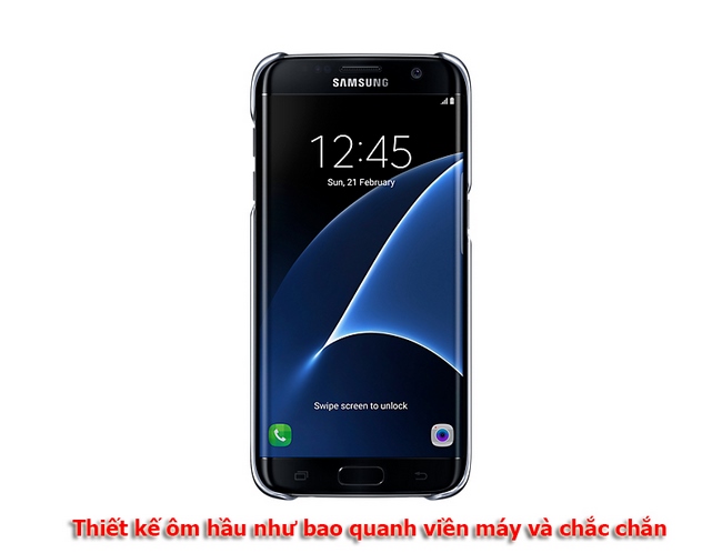 Ốp lưng Clear Cover S7 Edge chính hãng