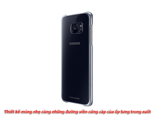 Ốp lưng Clear Cover S7 Edge chính hãng