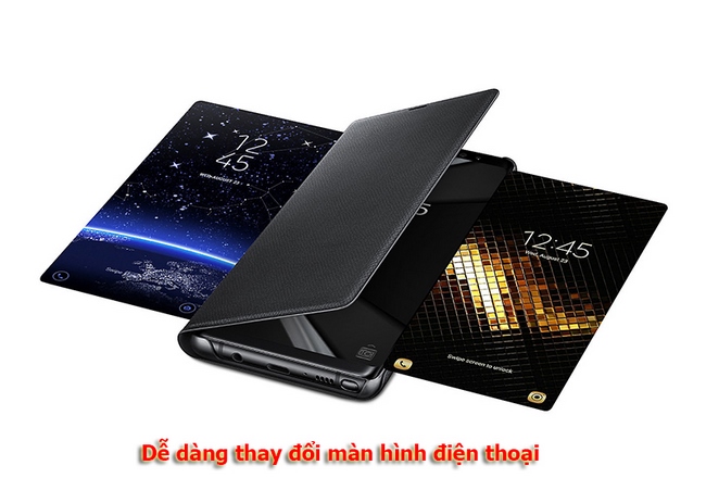 Bao da Led View Galaxy Note 8 chính hãng Bao da Led View Galaxy Note 8 chính hãng