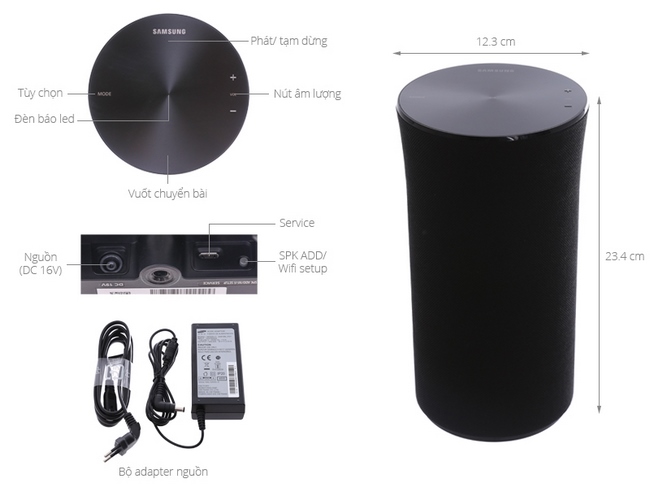 chọn chế độ kết nối Wi-Fi, Bluetooth hay TV SoundConnect