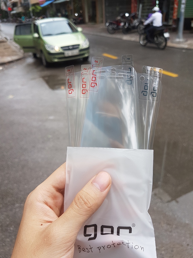 Miếng dán màn hình Galaxy S6 Edge hiệu Gor Miếng dán màn hình Galaxy S6 Edge hiệu Gor