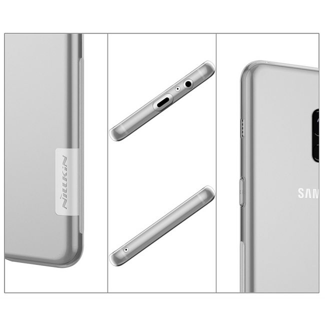 á»p lưng Silicon trong suá»t Galaxy A8 Plus hiá»u Nillkin