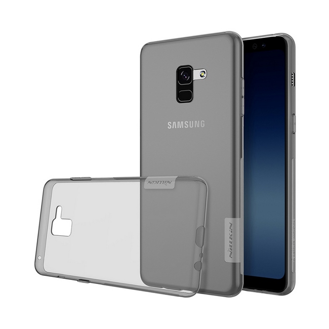 á»p lÆ°ng Silicon trong suá»t Galaxy A8 Plus hiá»u Nillkin