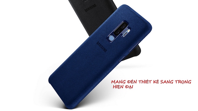 Ốp lưng cao cấp Alcantara Galaxy S9 Plus