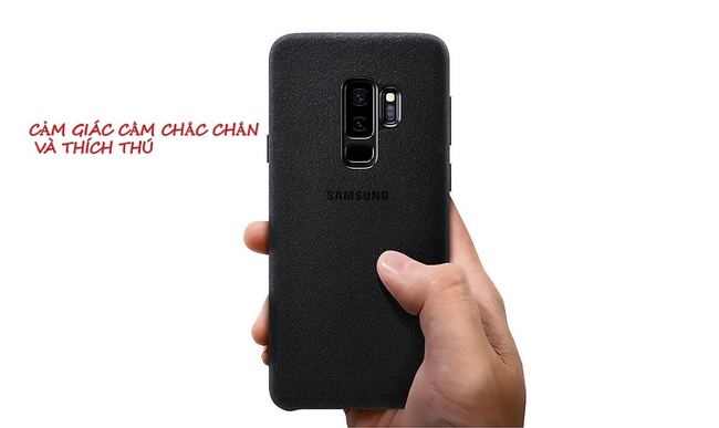 Ốp lưng cao cấp Alcantara Galaxy S9 Plus