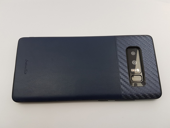 Ốp lưng da Note 8 hiệu I-smile