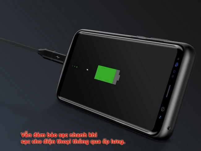 Ốp lưng kiêm pin dự phòng Galaxy S8 hiệu Baseus