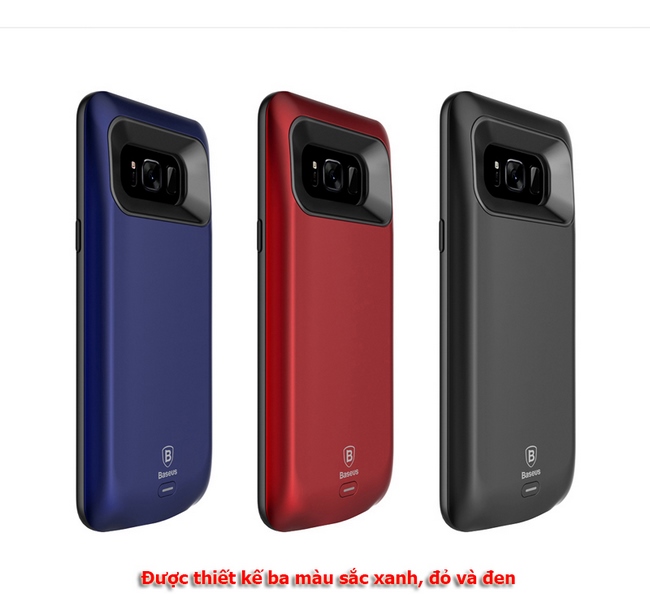 Ốp lưng kiêm pin dự phòng Galaxy S8 Plus hiệu Baseus 