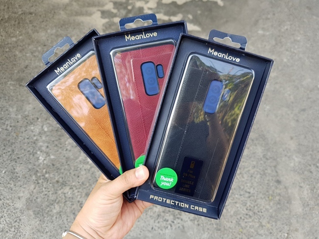 Ốp lưng da Galaxy S9 Plus hiệu Mean Love 