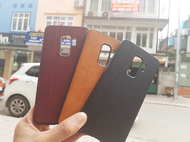 Ốp lưng da Galaxy S9 Plus hiệu Mean Love 