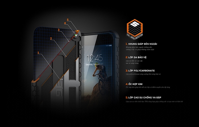Ốp lưng Samsung S8 Plus UAG Monarch Ốp lưng Samsung S8 Plus UAG Monarch