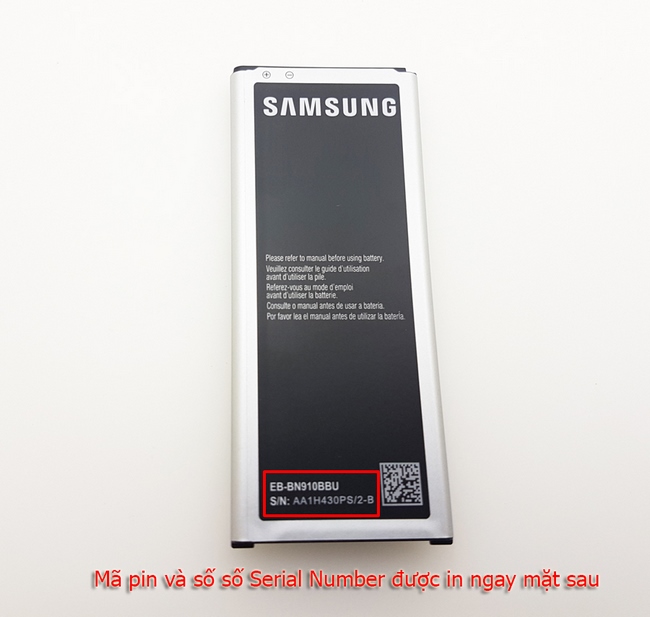 Pin Samsung Galaxy Note 4 chính hãng