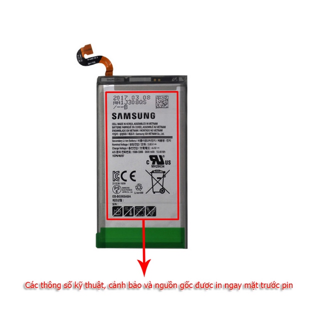 Pin Galaxy S8 Plus chính hãng Pin Galaxy S8 Plus chính hãng
