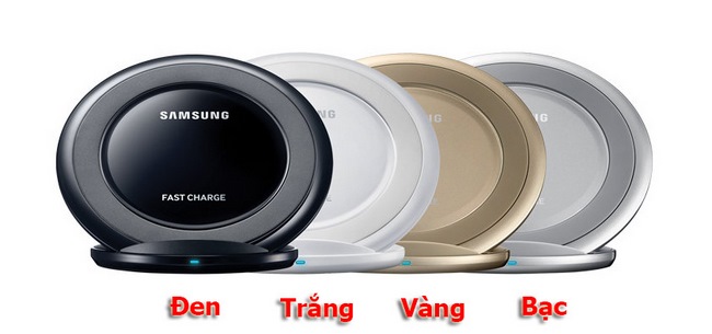 Sạc không dây S7 edge với 4 màu rất đẹp