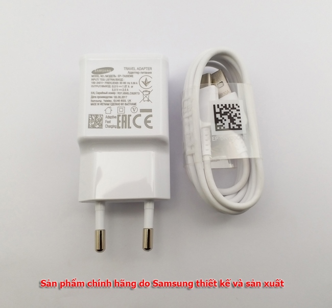 Bộ sạc A8 2018 chính hãng Samsung