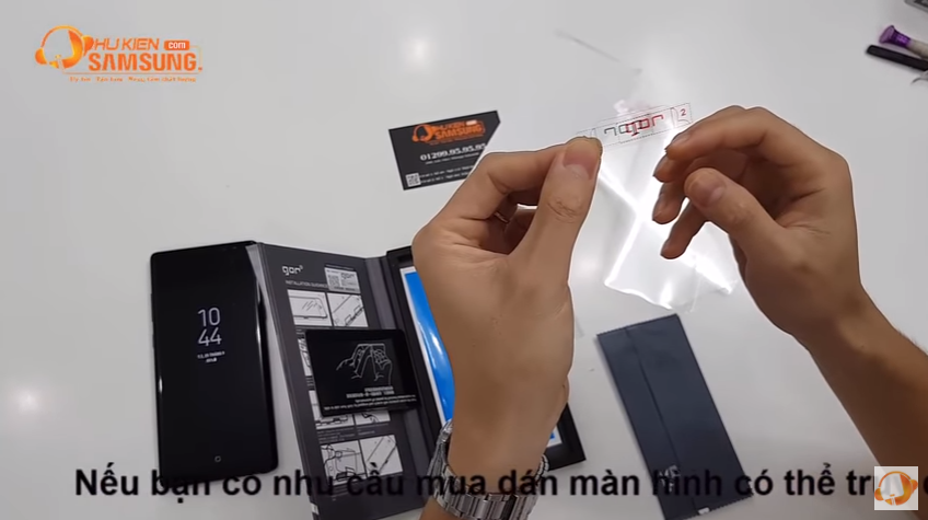 Miếng dán full màn hình Galaxy Note 8 hiệu GOR
