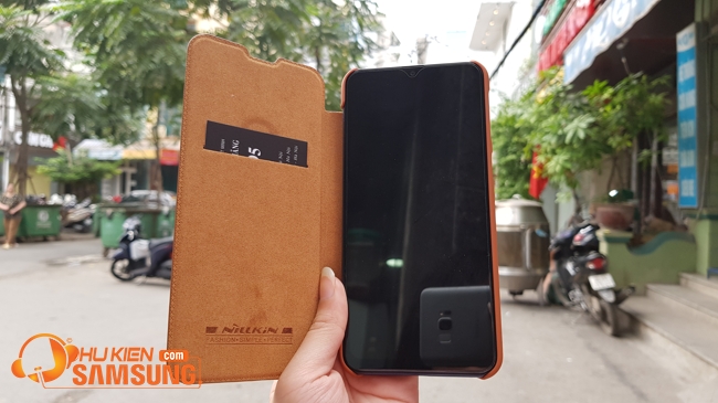Bao da Samsung M20 Nillkin Qin giá rẻ hcm