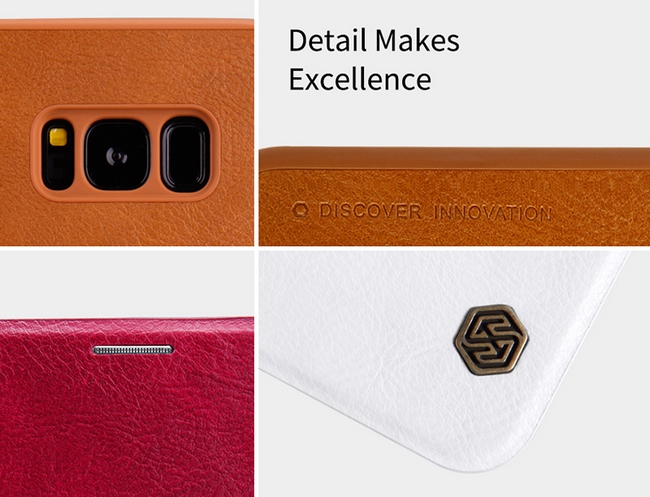 Bao da S8 Plus Nillkin Qin