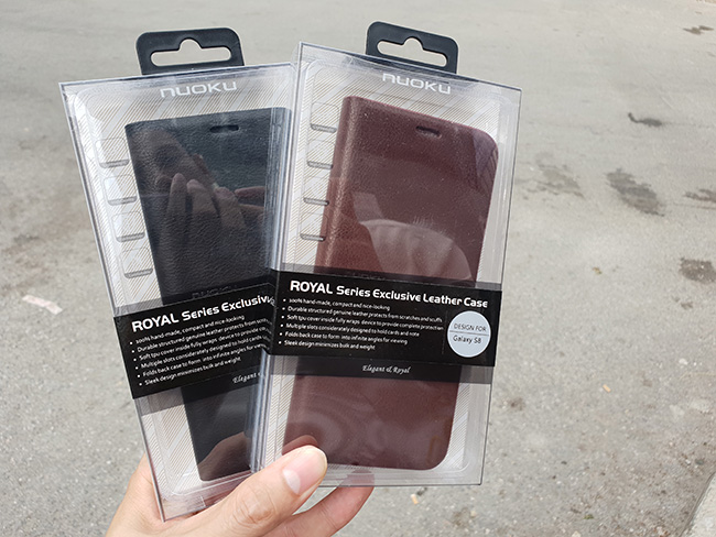 Bao da Royal galaxy S8 hiệu Nuoku cao cấp