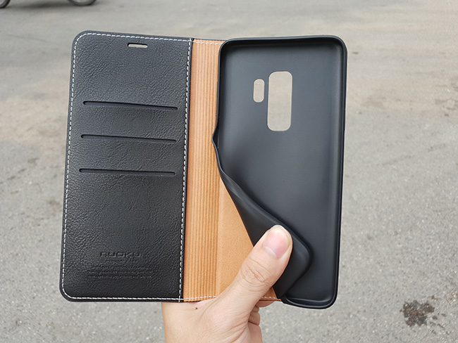Bao da Royal galaxy S9 Plus hiệu Nuoku đẹp, cao cấp