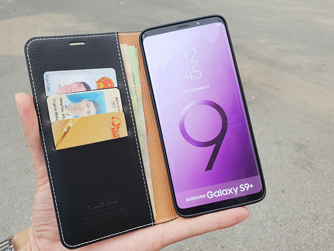 Bao da Royal galaxy S9 Plus hiệu Nuoku đẹp, cao cấp