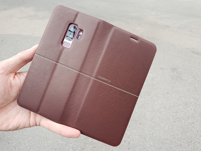 Bao da Royal galaxy S9 Plus hiệu Nuoku đẹp, cao cấp