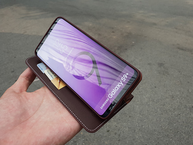 Bao da Royal galaxy S9 Plus hiệu Nuoku đẹp, cao cấp
