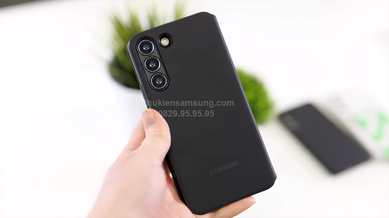 Bao da Smart Clear View S22 chính hãng Samsun