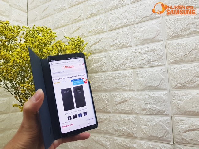 bao da Clear View Galaxy Note 8 chính hãng Samsung