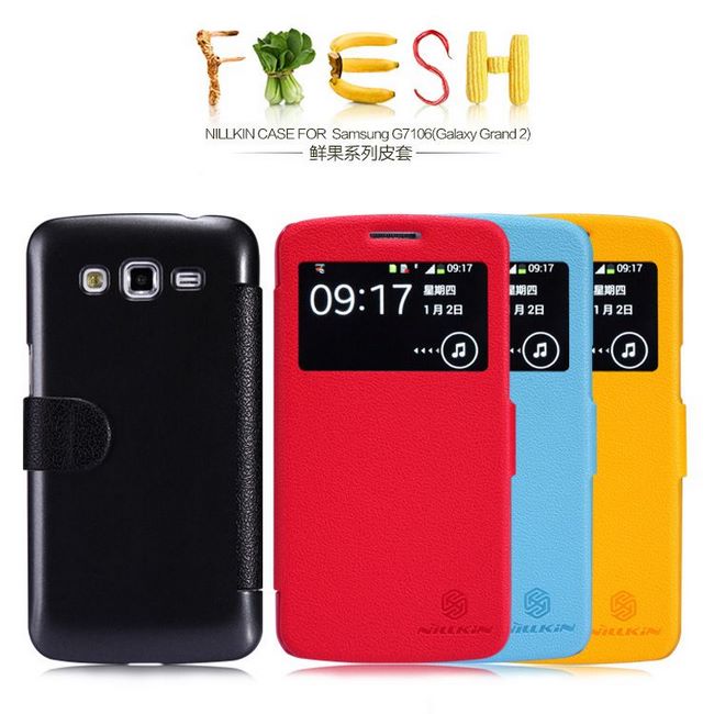 Bao da Galaxy Grand 2 G7102 hiệu Nillkin: