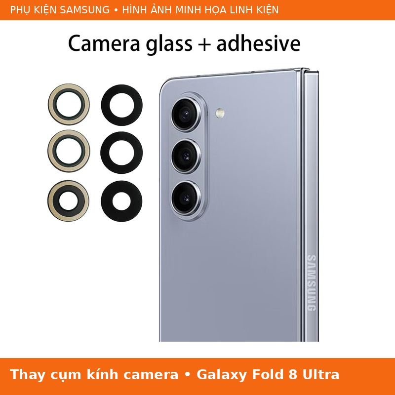 Cụm kính camera Samsung Galaxy Fold 8 Ultra