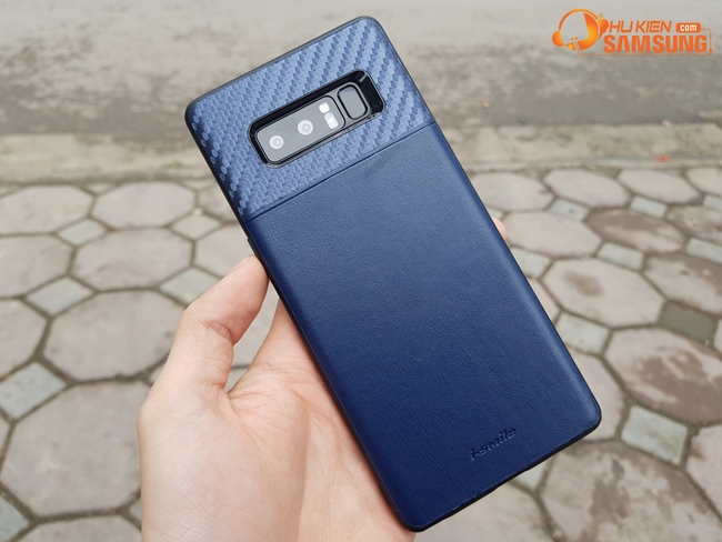 Ốp lưng da Galaxy Note 8 hiệu I-smile