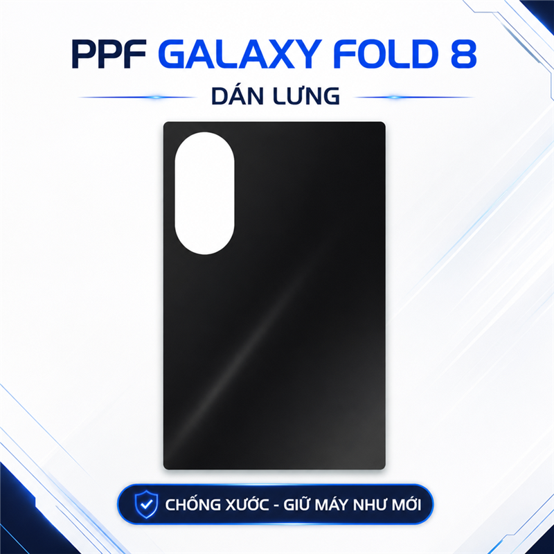 dán PPF mặt lưng Galaxy Fold 8