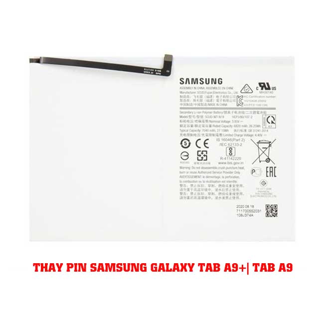 Thay Pin Galaxy Tab A9+| Tab A9 chính hãng