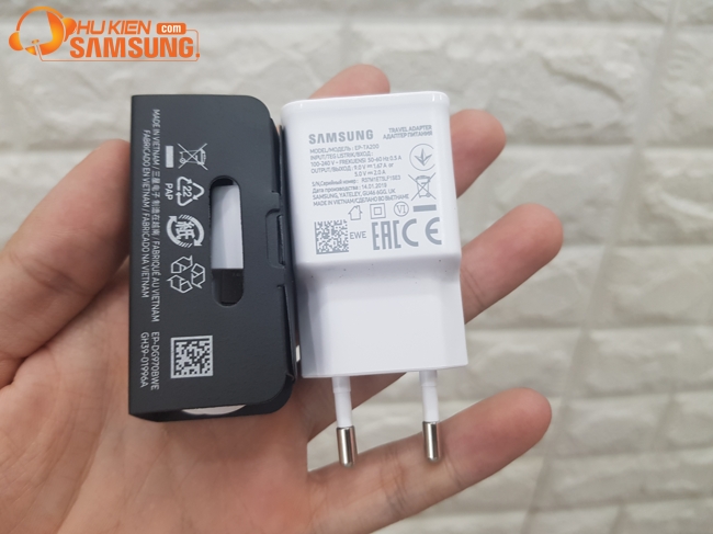 bộ cáp sạc nhanh Samsung S10E chính hãng