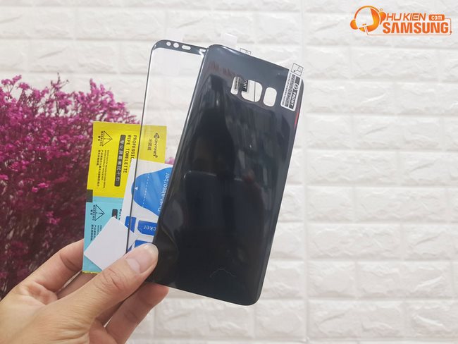 Dán Film 3D cường lực dẻo full màn hình Galaxy S8