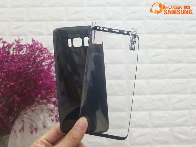Dán Film 3D cường lực dẻo full màn hình Galaxy S8