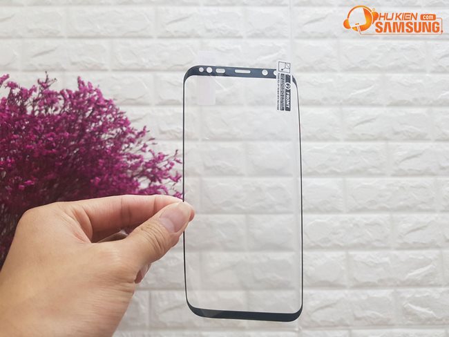 Dán film 3D cường lực dẻo full màn hình Galaxy S8 Plus