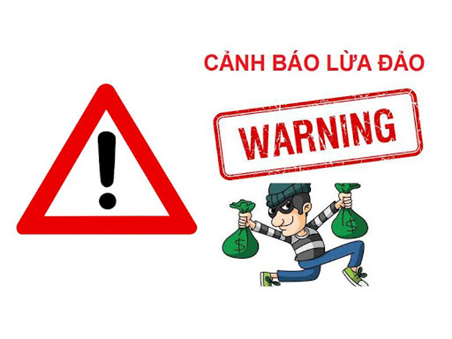 Cảnh báo lừa đảo