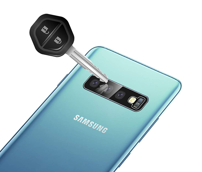 Dán kính cường lực camera sau Samsung S10