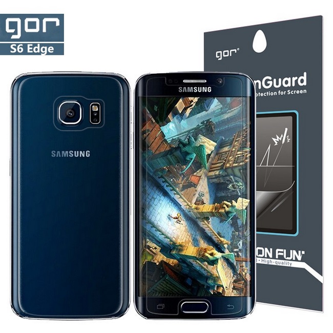 Bộ dán màn hình và camera Samsung S6 Edge Plus hiệu Gor