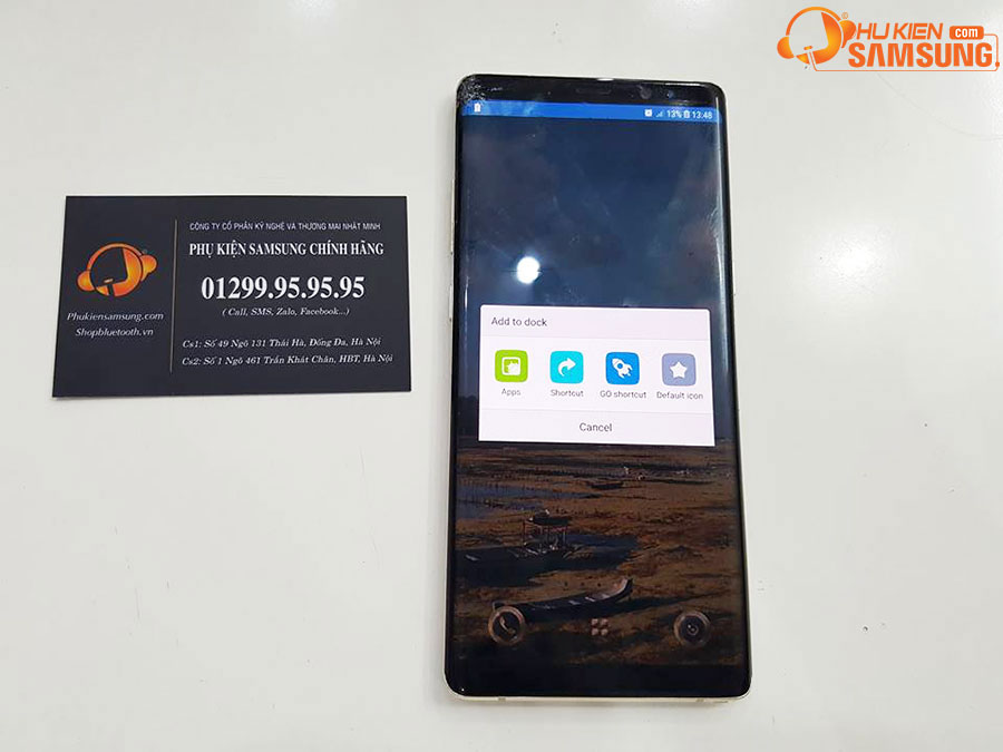Thay mặt kÃnh Galaxy Note 9 chÃnh hãng