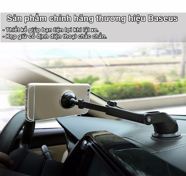 Giá đỡ điện thoại trên ô tô Baseus Mechanical Era Car Mount