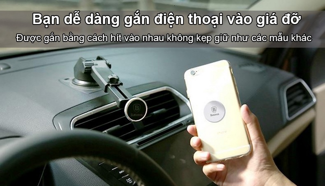 Giá đỡ điện thoại trên ô tô Baseus Mechanical Era Car Mount