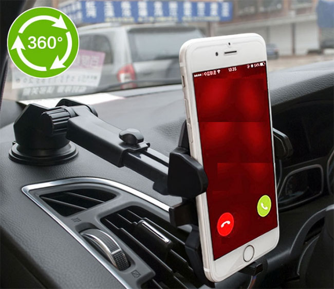 giá đỡ điện thoại trên oto Hoco CA26 