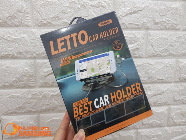 giá đỡ điện thoại trên xe hơi Remax Letto